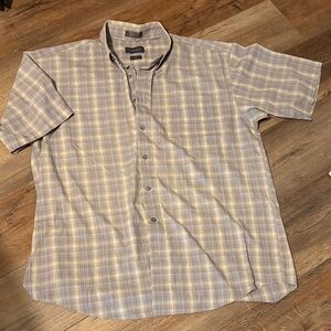 Van Heusen Plaid Button Down Shirt